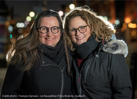 Photo du Nouvelliste - Blandine Prévost et Nicole Poirier